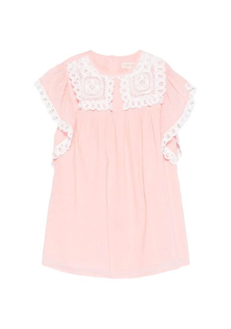 Abito con pizzo LOUISE MISHA KIDS | S0124CORAL